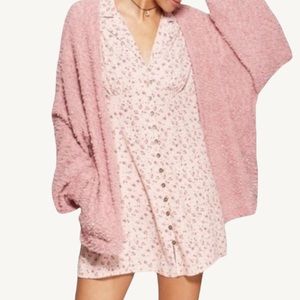 Wild Fable Cardigan Sweater Mauve Pink